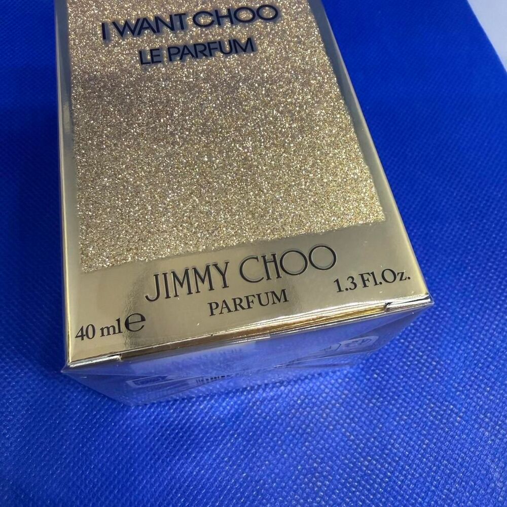 Jimmy Choo I Want Choo Le Parfum 40ml 1.3oz Women Gold Spray New Authentic - Picture 4 of 6